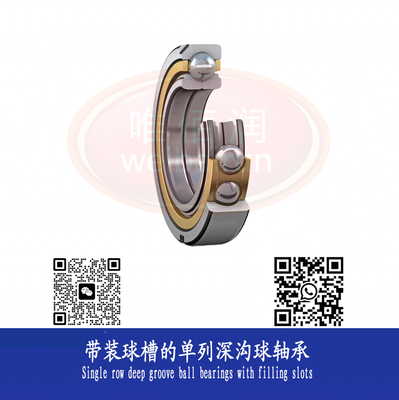 Single row deep groove ball bearings with filling slots types 带装球槽的单列深沟球轴承类型