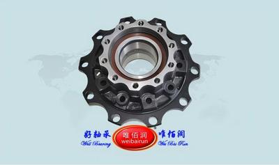陕汽德龙X3000轻量化后轮毂总成 HD90129340192